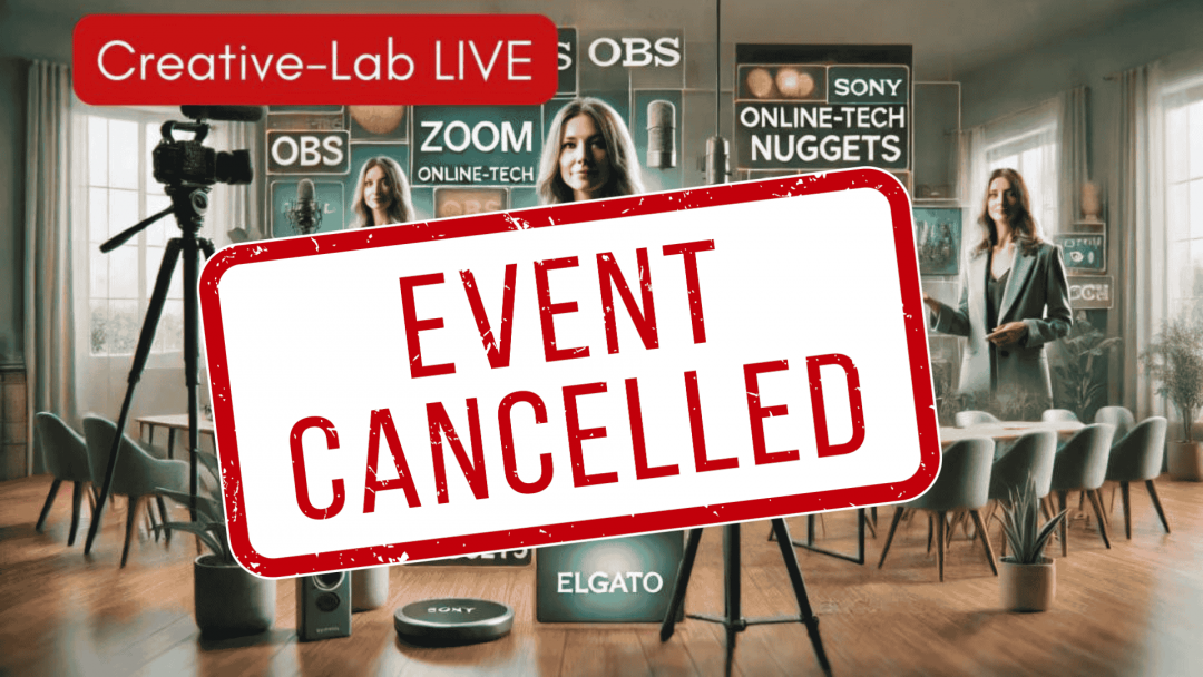 06.03.2026 | Creative-Lab LIVE fällt heute wegen Erkrankung aus 🛑