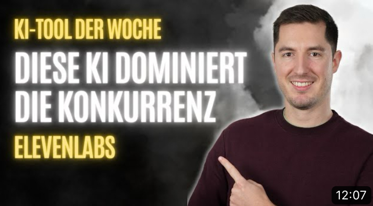 GLAUB NICHT ALLES, WAS DU HÖRST - Mit ElevenLabs kannst Du Stimmen klonen | KI-Tool der Woche