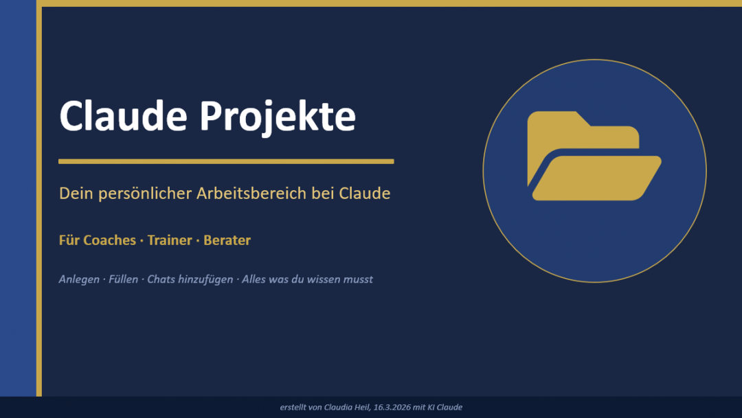 Claudia Heil KI Workspace 2026 3 18 claude projekte