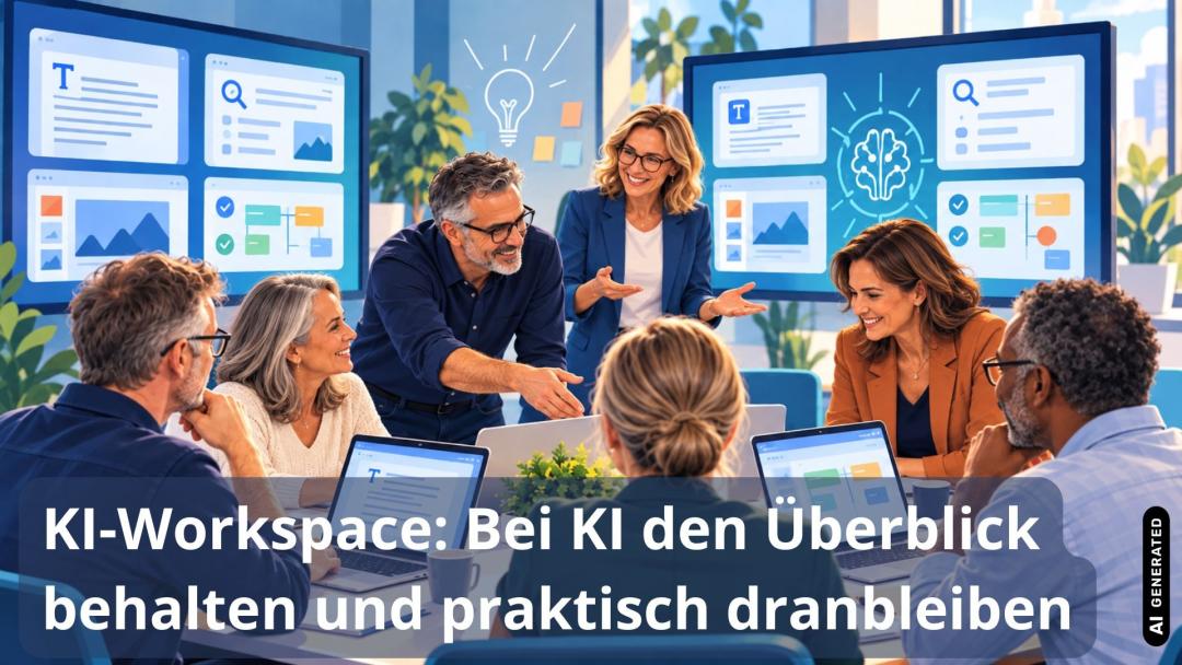 09.12.2026 | KI-Workspace: Bei KI den Überblick behalten und praktisch dranbleiben