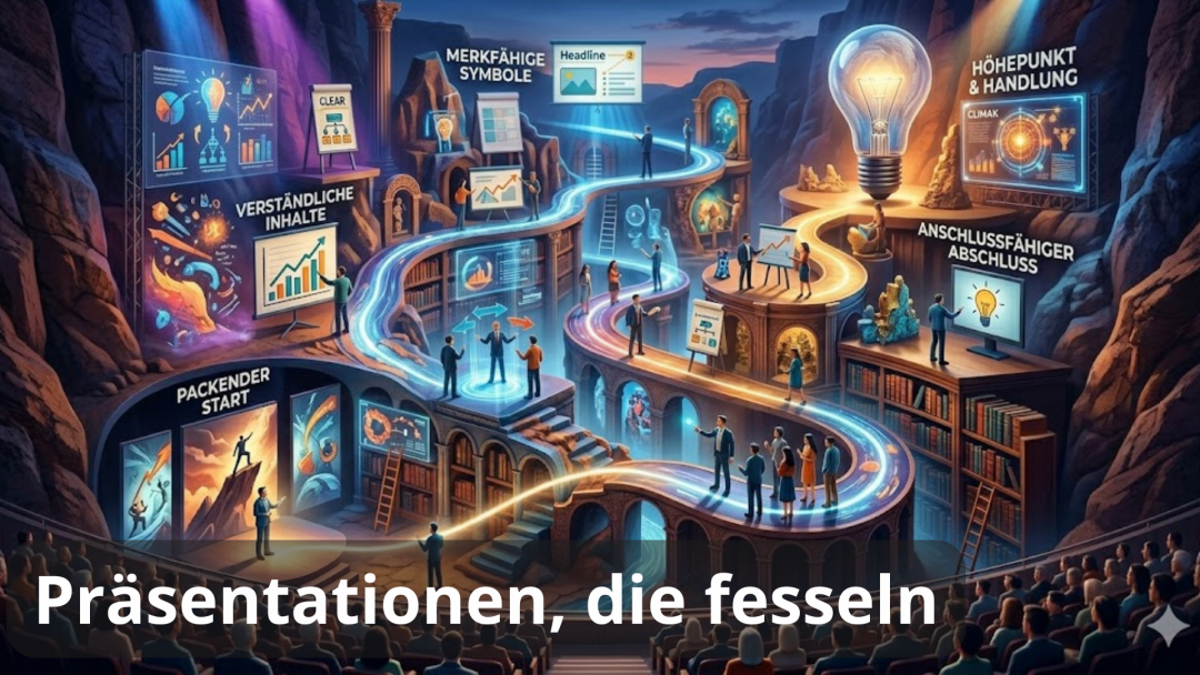 10.09.2026 | Präsentationen, die fesseln – So baust du Präsentationen mit Spannungsbogen auf und machst Inhalte verständlicher, merkfähiger und anschlussfähiger