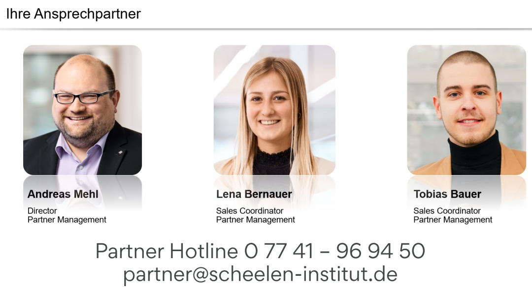 Scheelen AG PM D Team