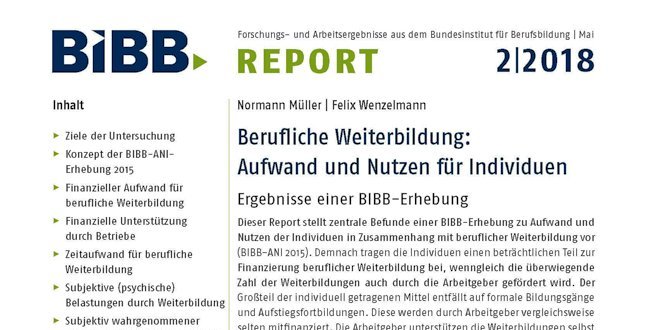 Rund 18 Mrd. Euro aus eigener Tasche für die Weiterbildung bezahlt