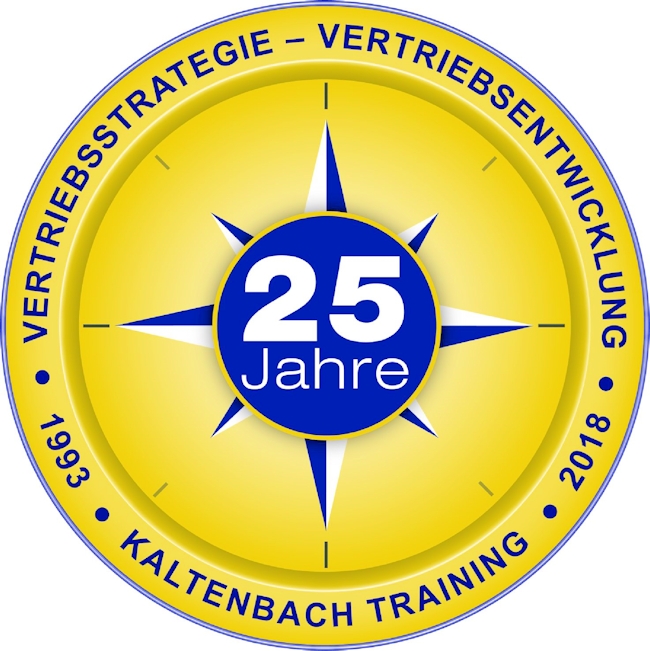 25 Jahre Erfolg mit Trainings und Beratung für Vertrieb  und Führung: Kaltenbach Training feiert Jubiläum